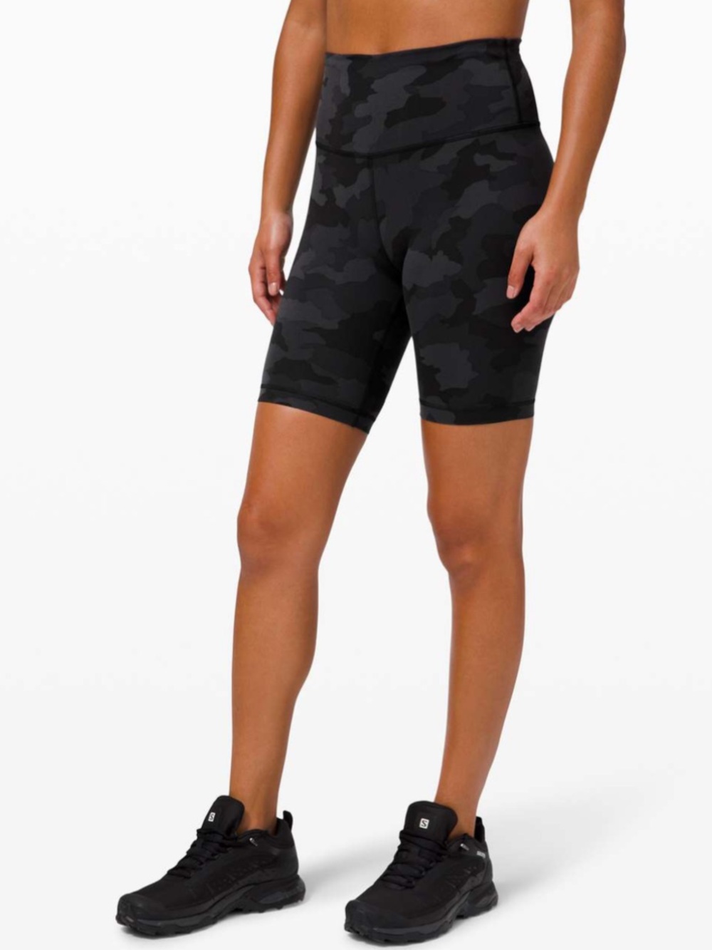 Lululemon wunder train high rise short 8” 10 heritage 365 camo deep coal multi